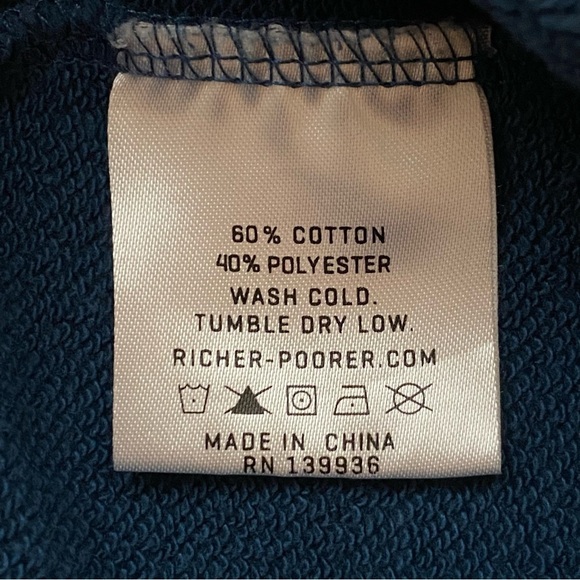 Richer Poorer Men’s Recycled Fleece Tapered Jogger Sweatpants Medium - Picture 8 of 9